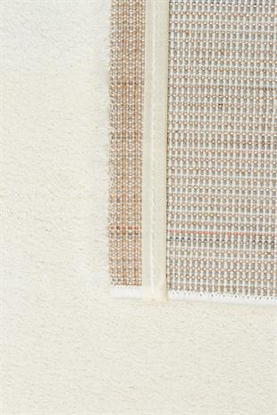 ZEN ZEN 01 WHITE  Hav Toz Vermez Yumuşak Tuşeli Zarif Makine Halısı