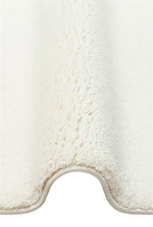 ZEN ZEN 01 WHITE Q  Hav Toz Vermez Yumuşak Tuşeli Zarif Makine Halısı