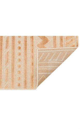 ZENITH DYED ZNT 06 ANTIK GOLD DYED  Yüksek Alçak Dokulu Naturel Yün ve Viskon Modern Dokuma Halı