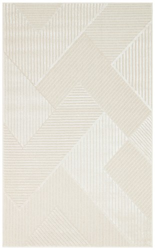 ZENITH ZNT 01 CREAM  Yüksek Alçak Dokulu Naturel Yün ve Viskon Modern Dokuma Halı