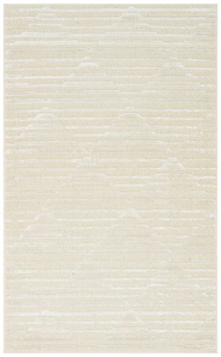 ZENITH ZNT 02 CREAM  Yüksek Alçak Dokulu Naturel Yün ve Viskon Modern Dokuma Halı