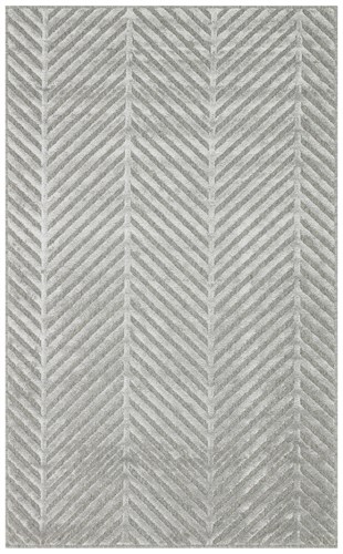 ZENITH ZNT 04 GREY  Yüksek Alçak Dokulu Naturel Yün ve Viskon Modern Dokuma Halı