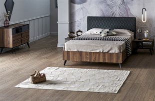 ZENITH ZNT 05 CREAM  Yüksek Alçak Dokulu Naturel Yün ve Viskon Modern Dokuma Halı