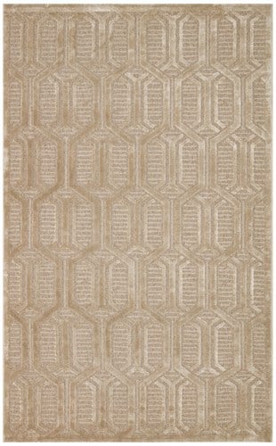 ZENITH ZNT 07 LATTE  Yüksek Alçak Dokulu Naturel Yün ve Viskon Modern Dokuma Halı