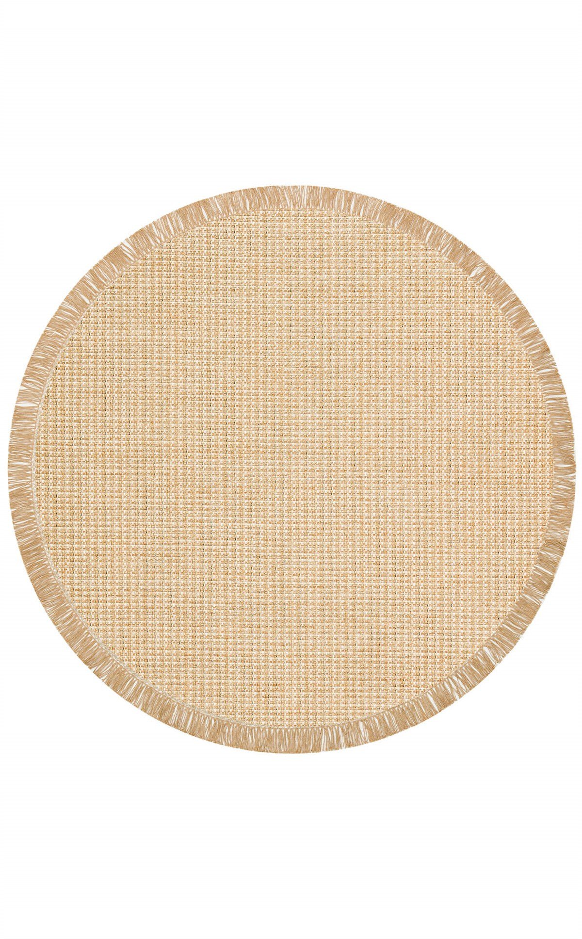 BROOKLYN BRK 01 NATURAL BEIGE Q  Hasır Görünümlü Kaymaz Renkli Dokuma Modern Kilim