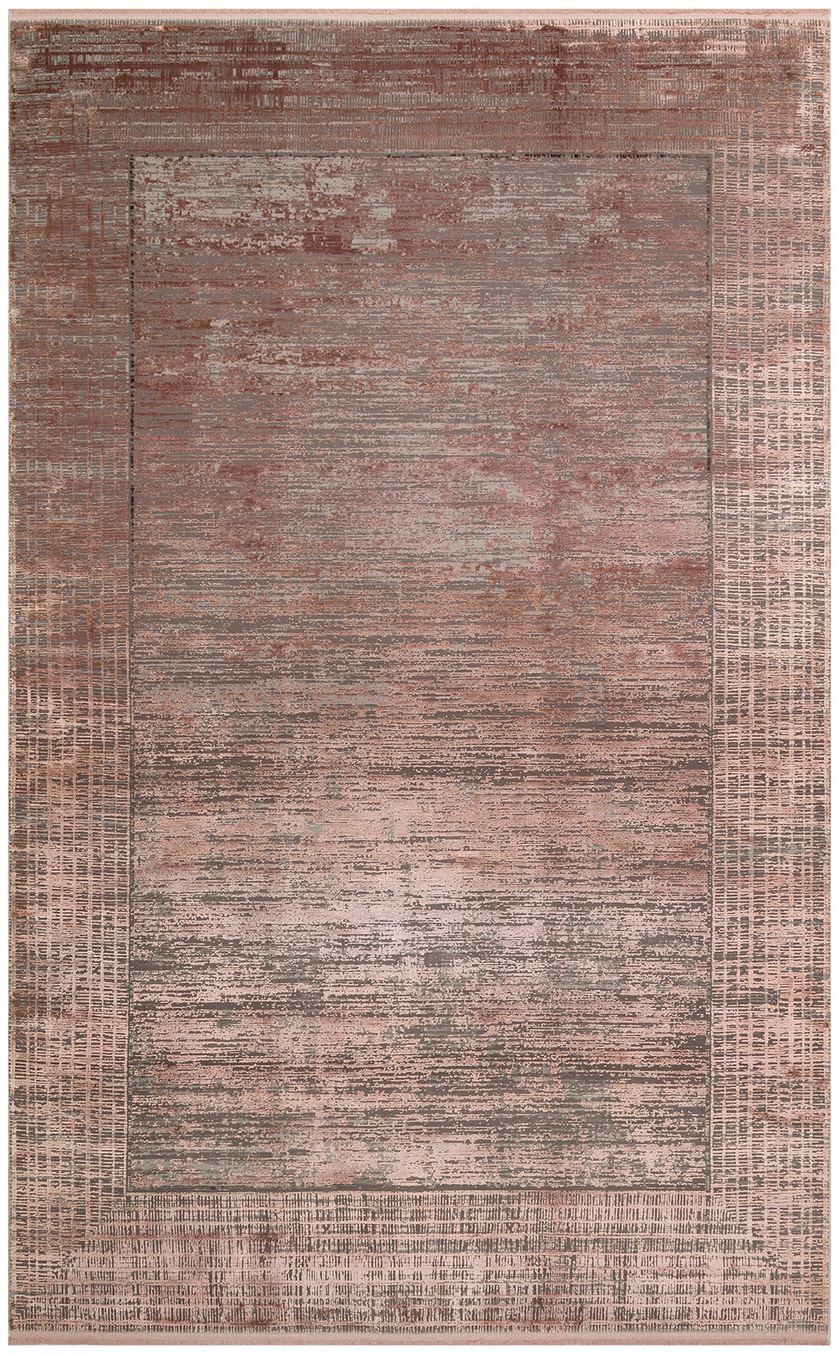 FRESCO DYED FSD 02 ROSE  Overdyed Yüksek Alçak Dokulu Özel Işıltılı Yüksek Kaliteli Sık Dokuma Modern Salon Halısı