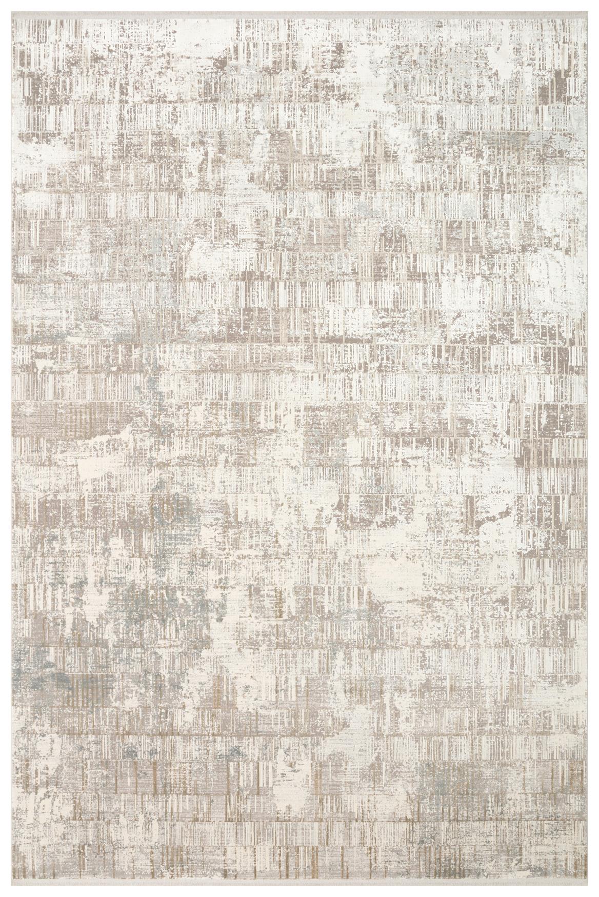 FRESCO FS 36 CREAM BEIGE XW  Yüksek Alçak Dokulu Özel Işıltılı Yüksek Kaliteli Sık Dokuma Modern Salon Halısı