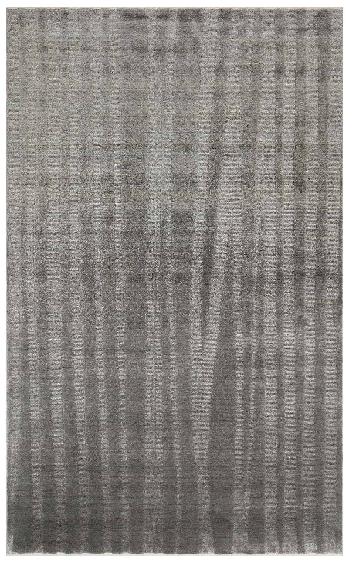 GESSI GES 01 ANTHRACITE  Özel Hav Vermeyen ve Kolay Temizlenebilir Tencel Kullanılarak El Emeği ile Özel Tezgahlarda Üretilen Modern Kara Tezgah Halısı 