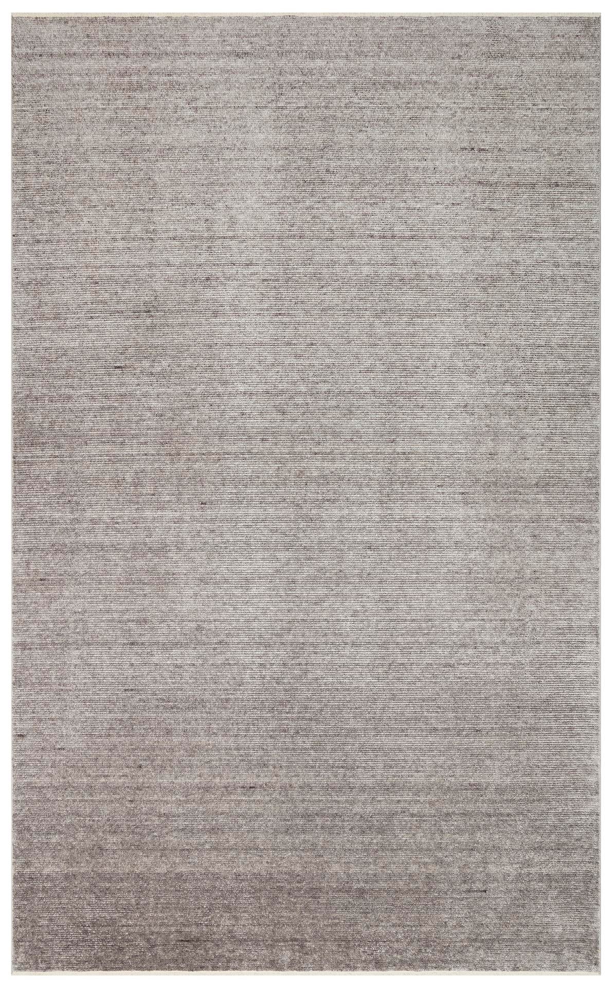 GESSI GES PLAIN ANTRASIT  Özel Hav Vermeyen ve Kolay Temizlenebilir Tencel Kullanılarak El Emeği ile Özel Tezgahlarda Üretilen Modern Kara Tezgah Halısı