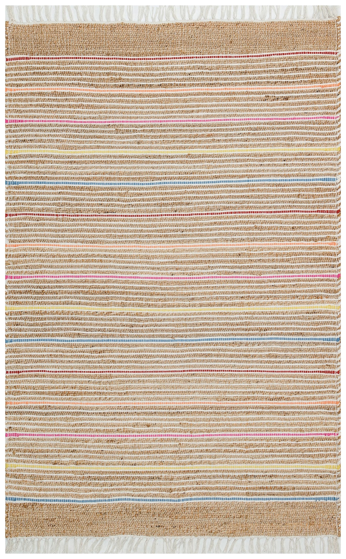 JUNO ECH 05 NAT.MULTY  El Dokuma Naturel Jüt Hasır Halı