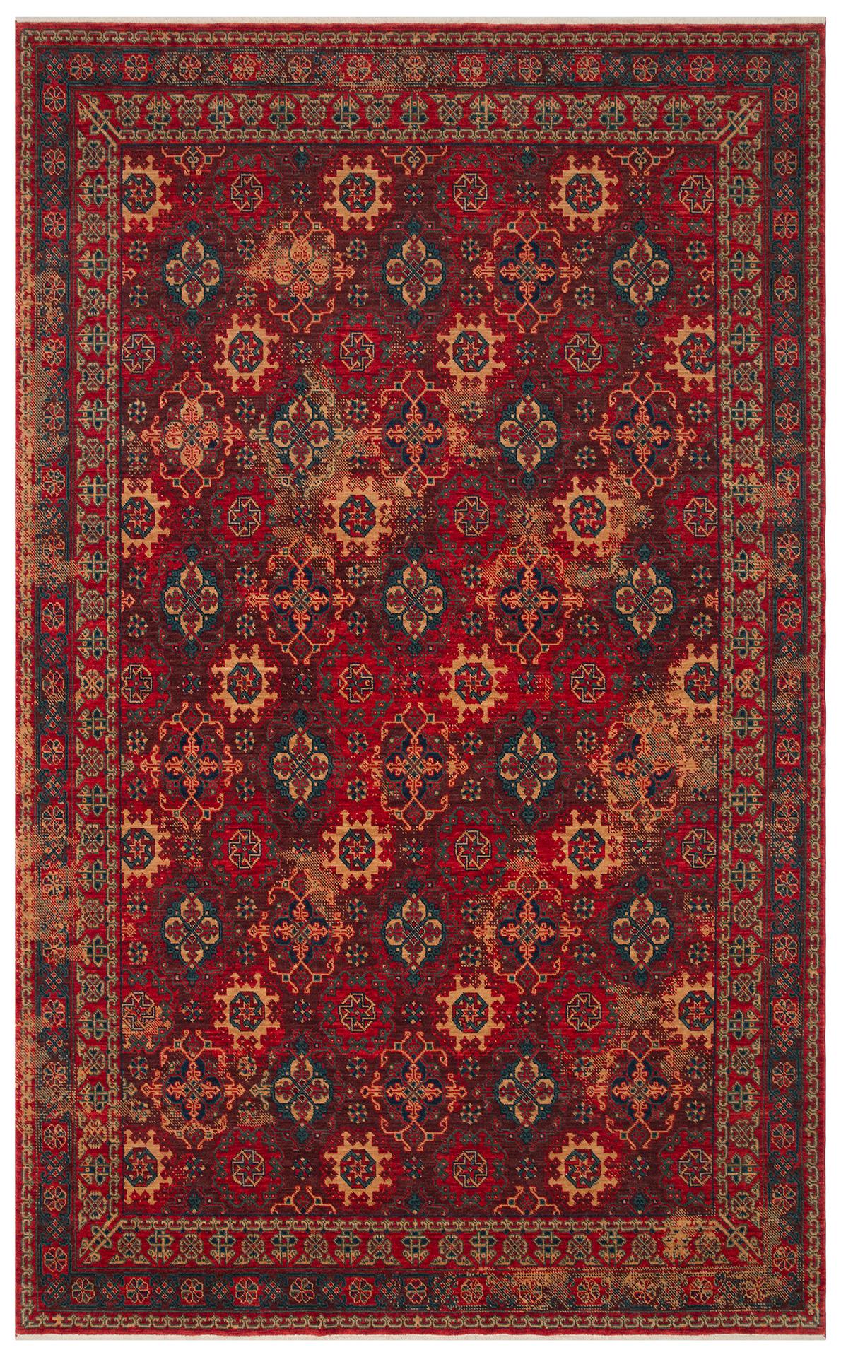 KADIM KDM 06 VIOLET VINTAGE  Anadolu Motiflerine Sahip Yeni Zellanda Yünü İle Üretilen El Emeği Yüksek Kara Tezgah Halısı