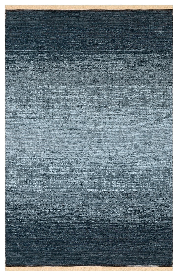 KUTNU KILIM KTN 01 ANTRASIT Modern Ombre Renk Geçişli Yıkanabilir Çift Taraflı Kilim