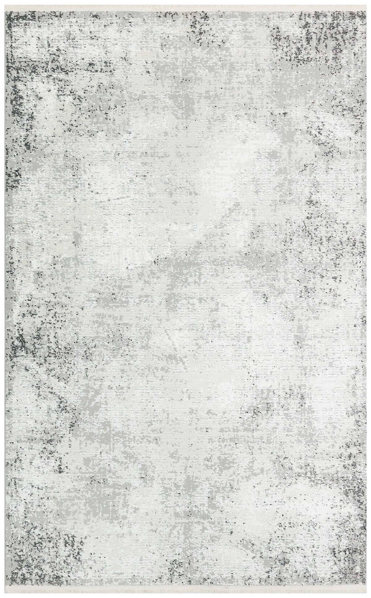 LAGOS LGS 05 CREAM GREY XW  Hav Toz Vermez Yıkanabilir Eskitme Desenli Modern Makine Halısı