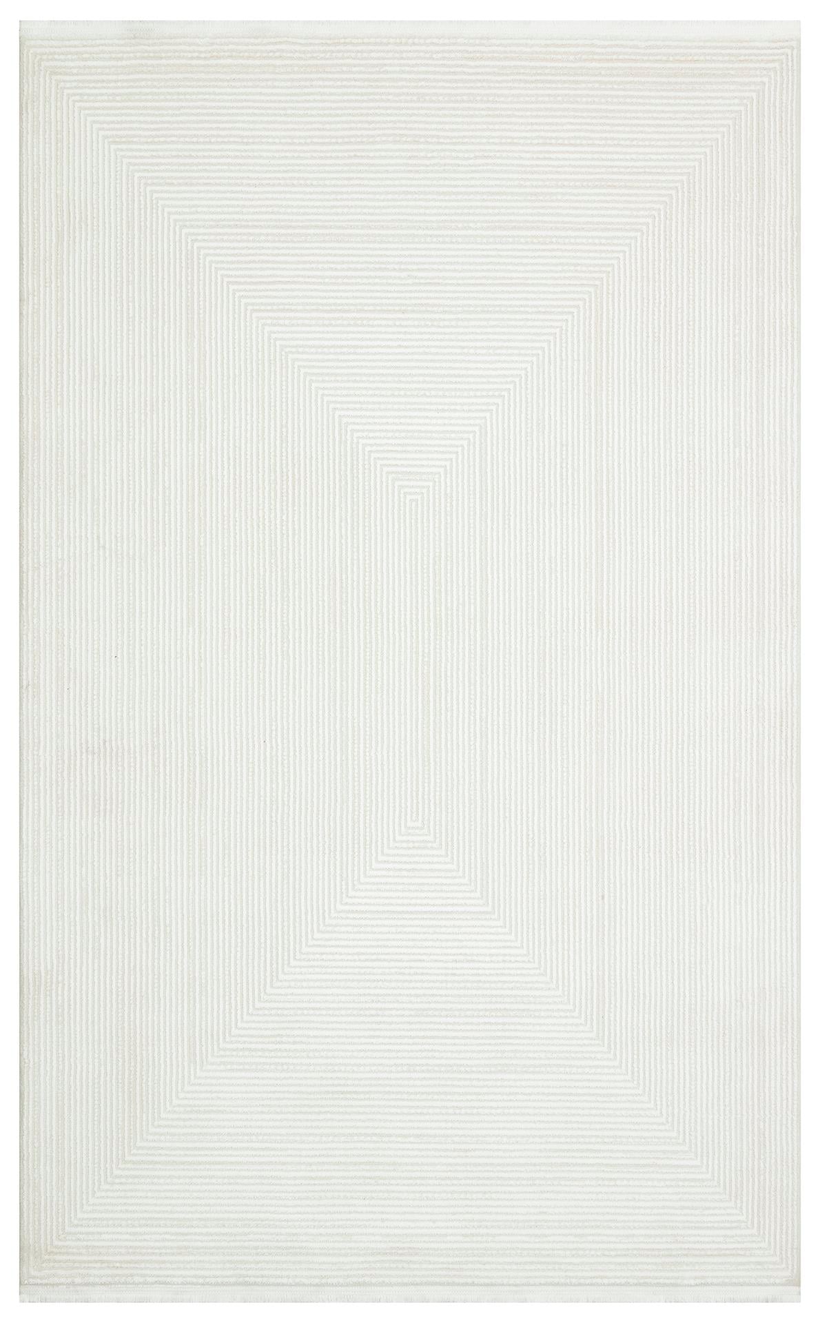 LAGOS XW LGS 22 CREAM GREY XW  Hav Toz Vermez Eskitme Desenli Modern Makine Halısı