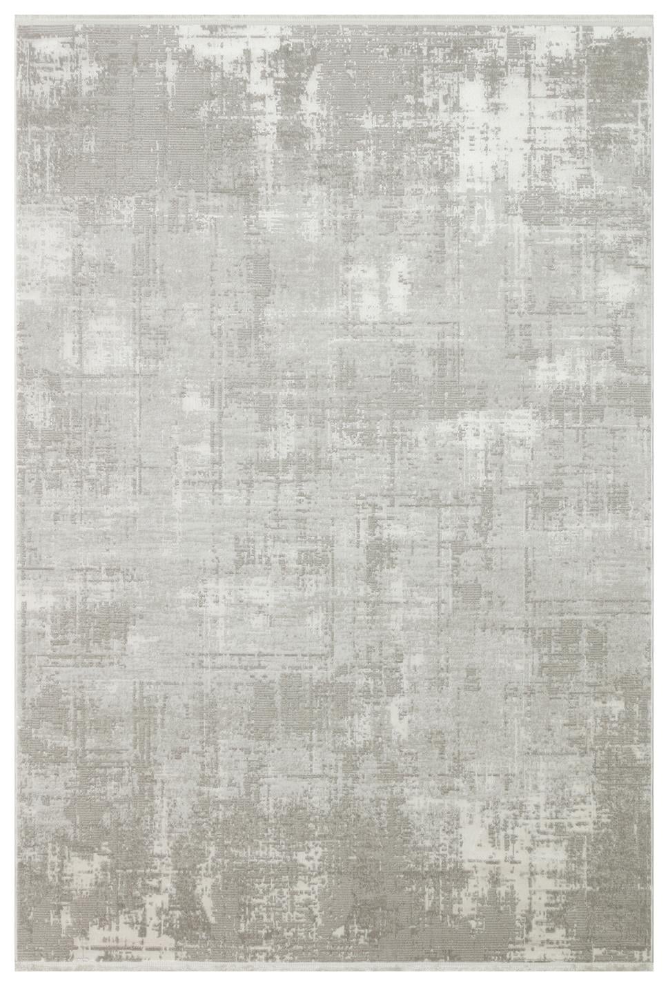 LEONA LNA 01 GREY  Yumuşak Tuşeli Hav Toz Vermez Modern Makine Halısı