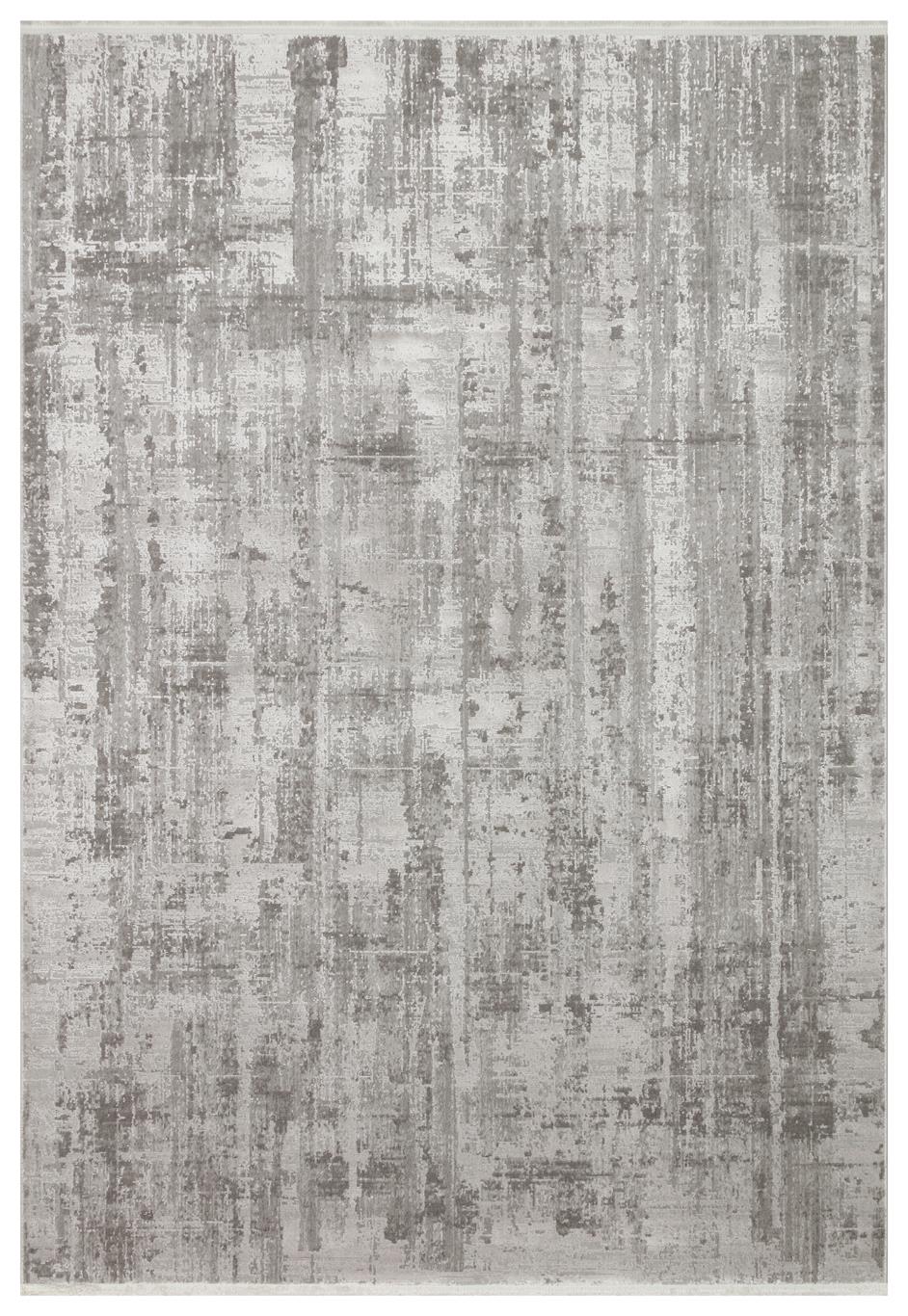 LEONA LNA 04 GREY  Yumuşak Tuşeli Hav Toz Vermez Modern Makine Halısı