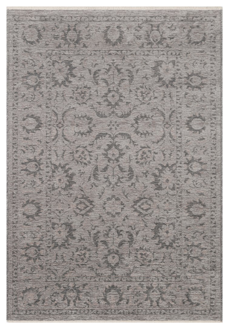 LIZA KILIM XW LIZ 03 GREY XW  Hav Toz Vermez Kaymaz Tabanlı Yıkanabilir Düz Renk Kilim