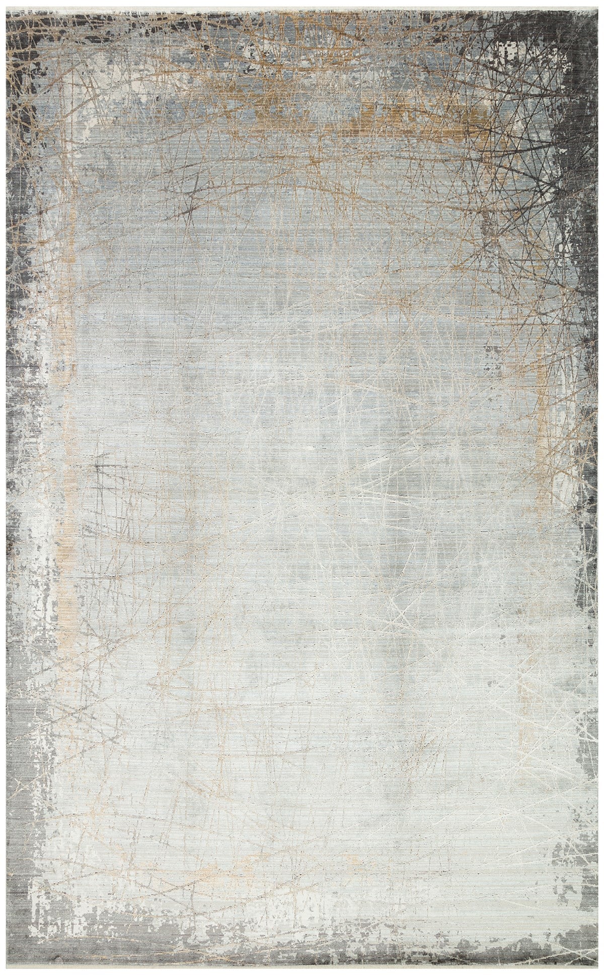 MAHAL MHL 09 GREY GOLD  Klasik Desenli Yüksek Kalite Sık Dokuma Salon Halısı