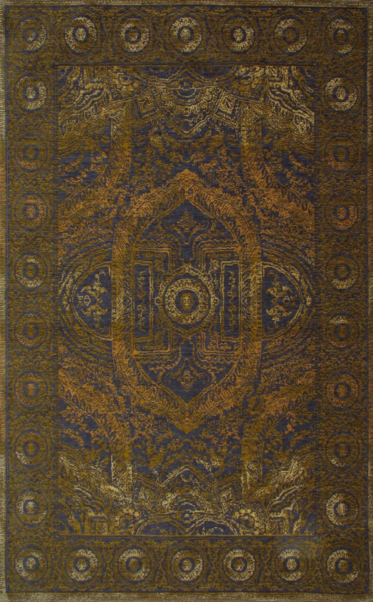 MONACO MN 04 GREY GOLD  Yıkanabilir Hav Toz vermez Modern Desenli Kaymaz İnce Dokuma Halı