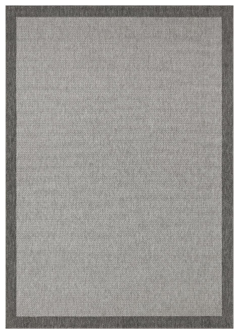 MONO MNO 05 ANTRASIT BLACK  Hav Toz Vermez Kaymaz Tabanlı Şık Kilim
