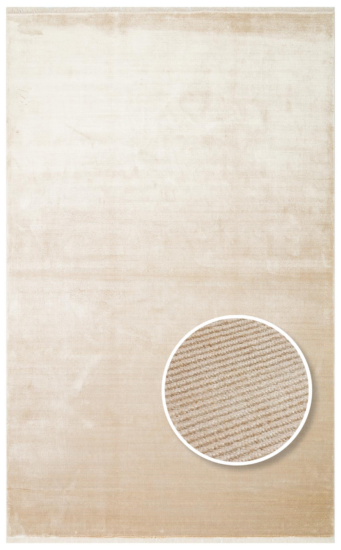 NAPOLI NAP 01 BEIGE  Sade Desenli Modern Sık Dokuma Makine Halısı