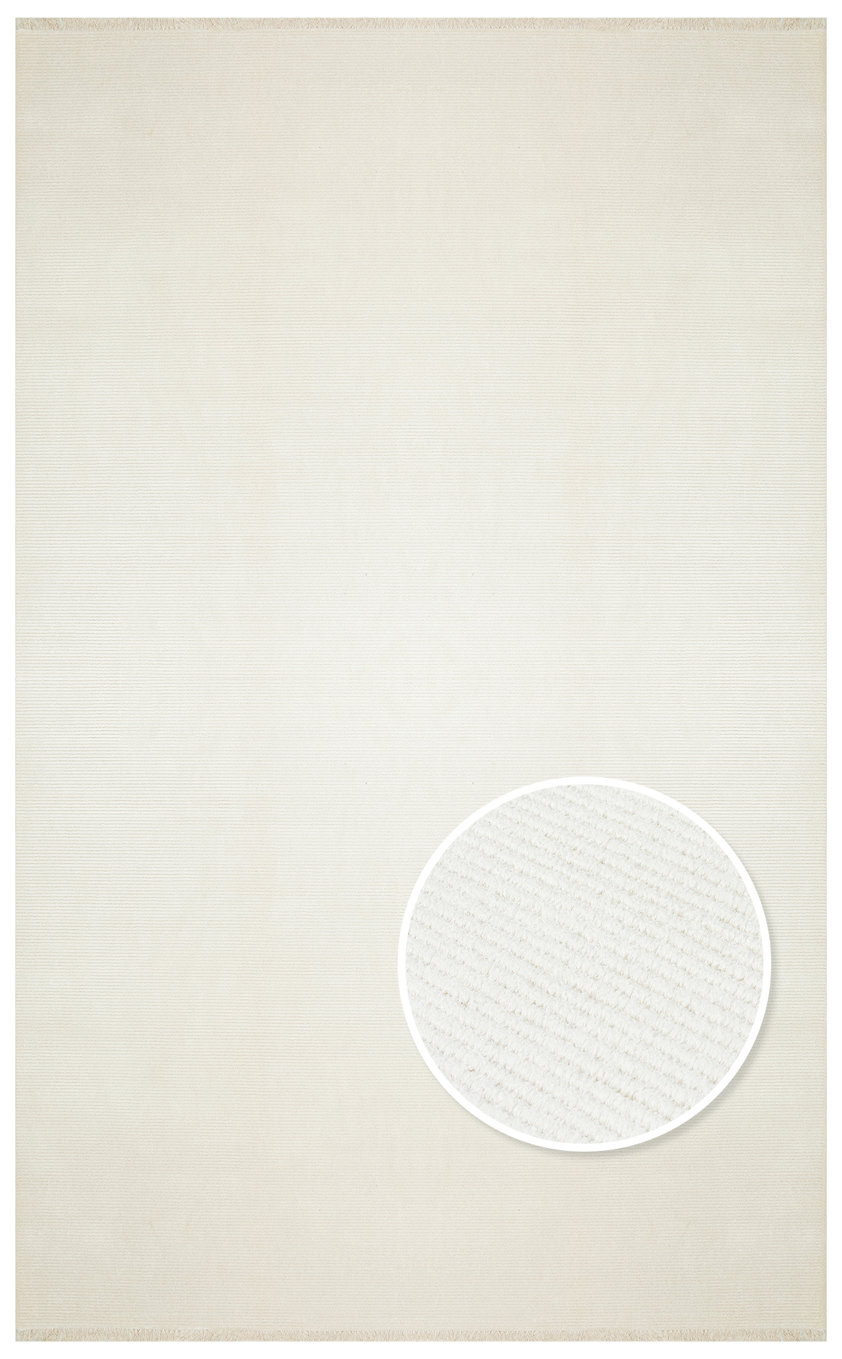 NAPOLI NAP 01 CREAM  Sade Desenli Modern Sık Dokuma Makine Halısı