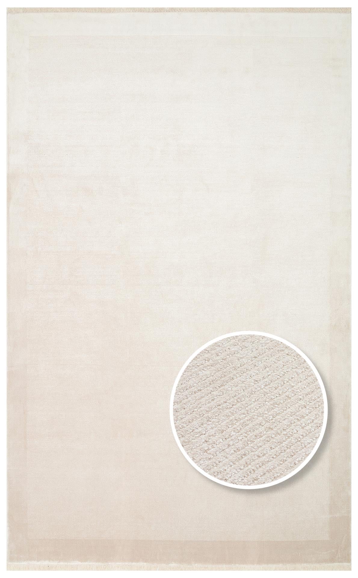 NAPOLI NAP 02 BEIGE  Sade Desenli Modern Sık Dokuma Makine Halısı
