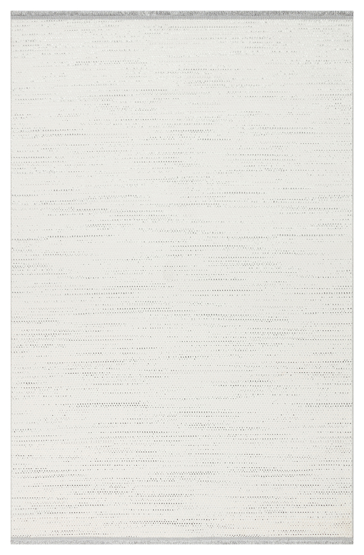 NORA NOR 01 SILVER Hav Toz Vermez Yıkanabilir Kaymaz İnce Dokuma Modern Halı