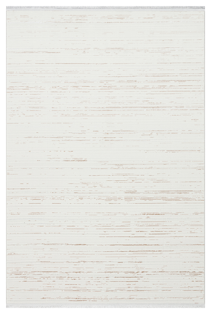 NORA NOR 03 BEIGE Hav Toz Vermez Yıkanabilir Kaymaz İnce Dokuma Modern Halı