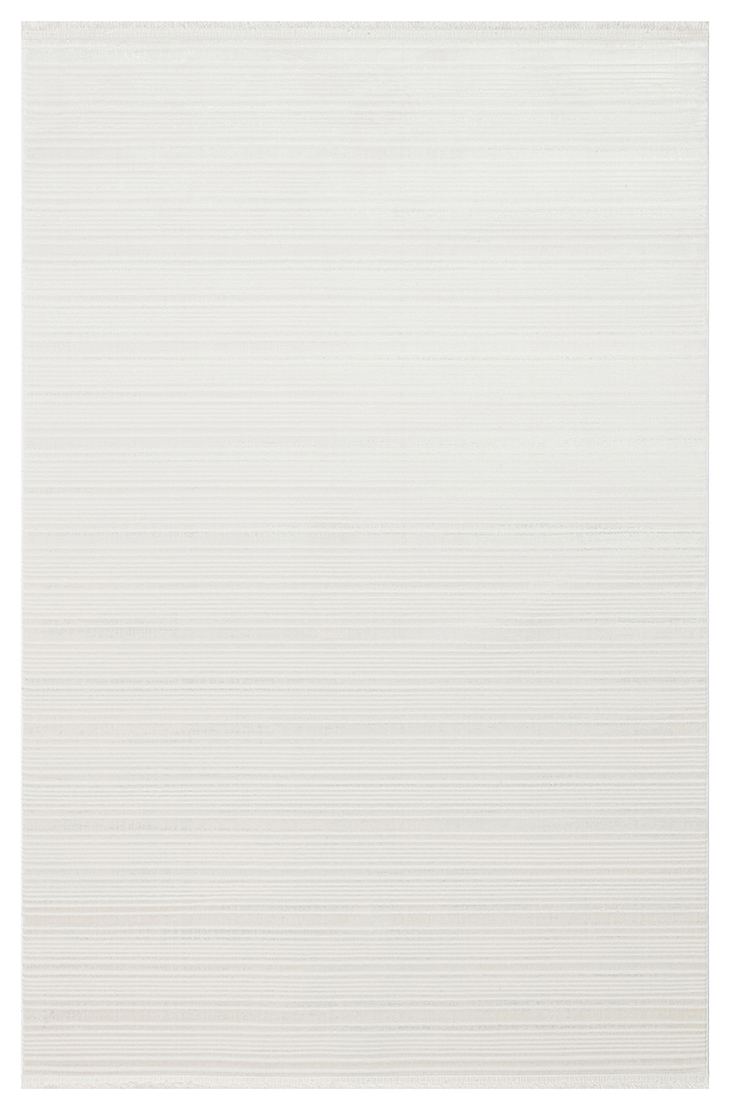 NORA NOR 03 WHITE Hav Toz Vermez Yıkanabilir Kaymaz İnce Dokuma Modern Halı