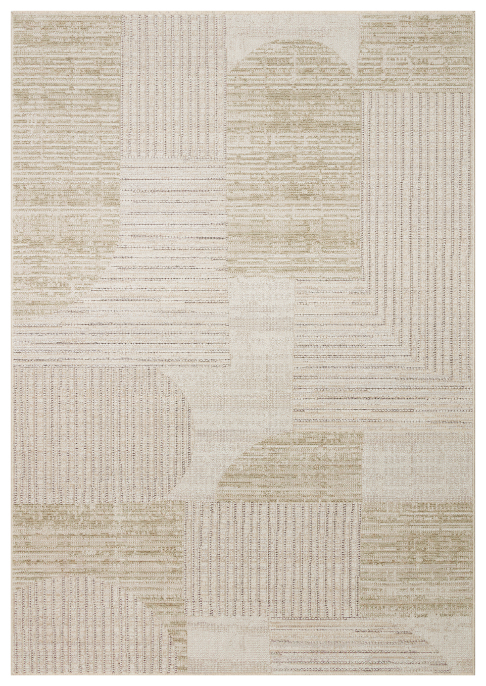 SAHARA SHA 02 CREAM GREEN  Hav Toz Vermez Yumuşak Tuşeli Modern Makine Halısı