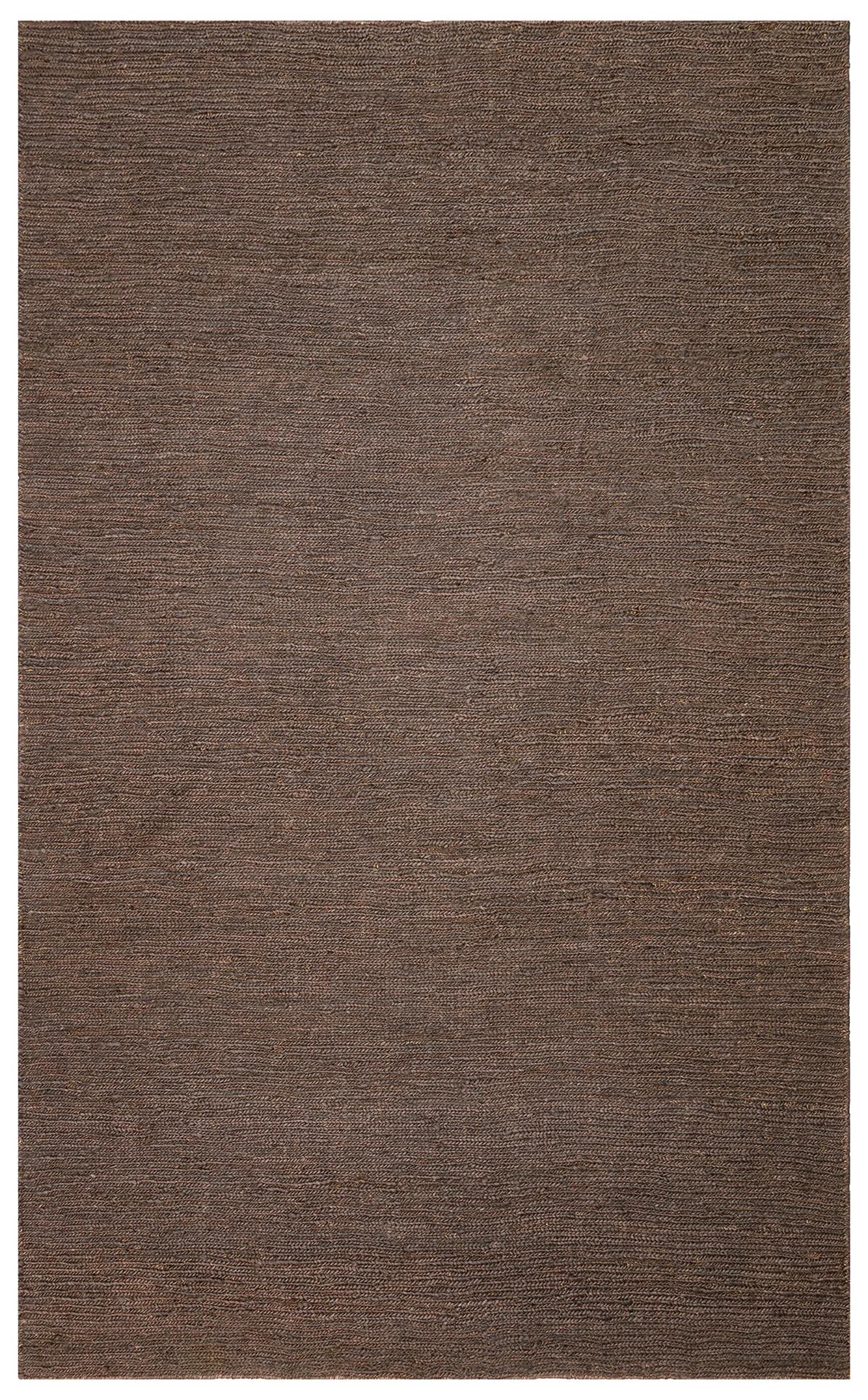 SOUMAK SMK PLAIN BROWN  Soumak Örgülü Naturel Kendir Halı