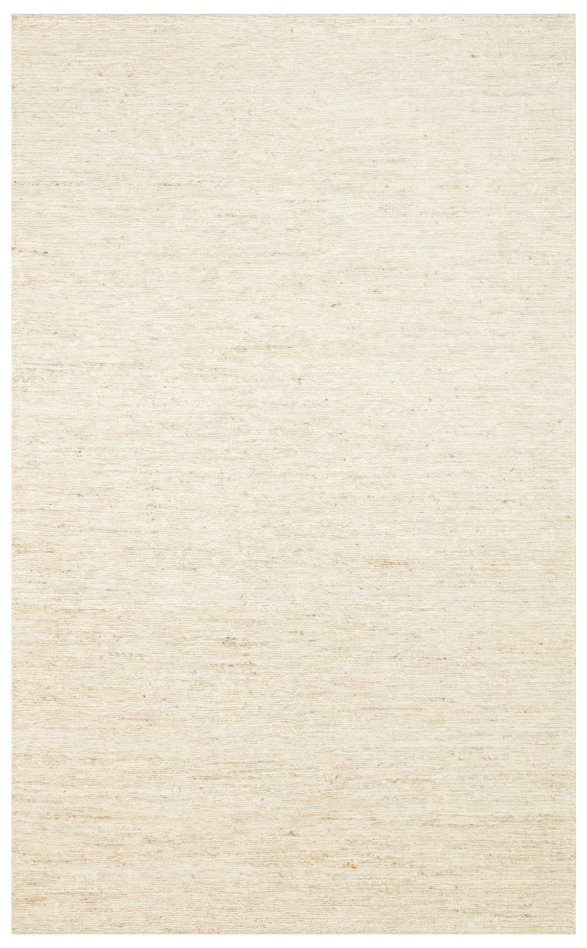 SOUMAK SMK PLAIN IVORY  Soumak Örgülü Naturel Kendir Halı