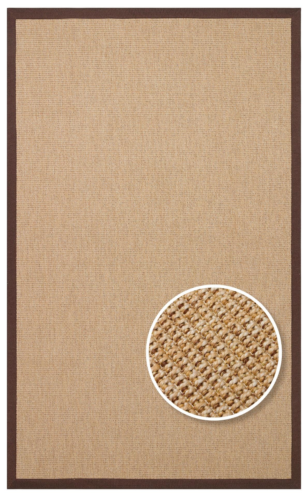 VENTURA VNT 2702 GOLD BRD BROWN MIX  İç ve Dış Mekan Kullanımına Uygun Hav Vermeyen Kolay Temizlenebilir Sisal Görünümlü Halı