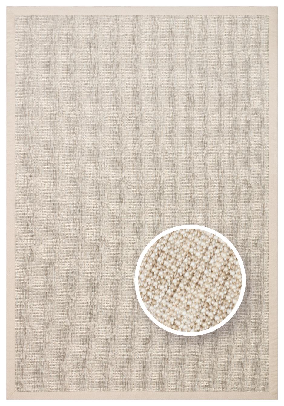 VENTURA VNT 2703 L.BEIGE BRD BEIGE  İç ve Dış Mekan Kullanımına Uygun Hav Vermeyen Kolay Temizlenebilir Sisal Görünümlü Halı