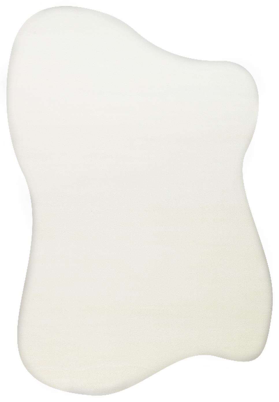 ZEN AMORF 01 WHITE  Hav Toz Vermez Yumuşak Tuşeli Zarif Makine Halısı