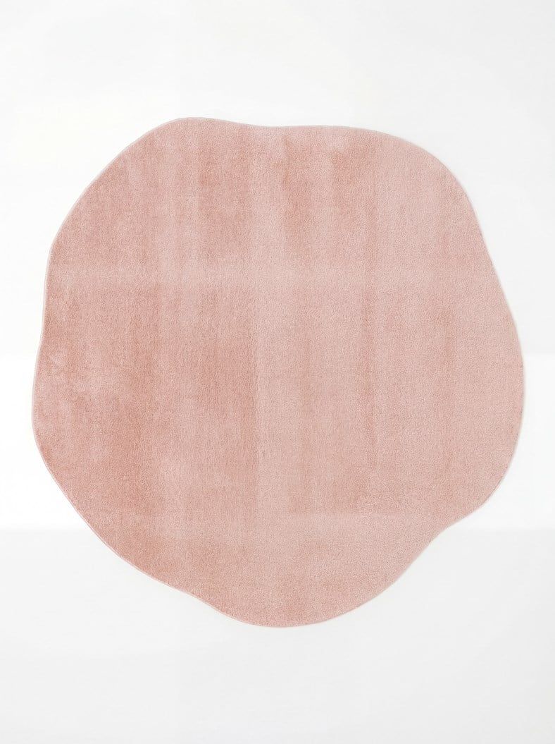 ZEN AMORF 04 PINK  Hav Toz Vermez Yumuşak Tuşeli Zarif Makine Halısı