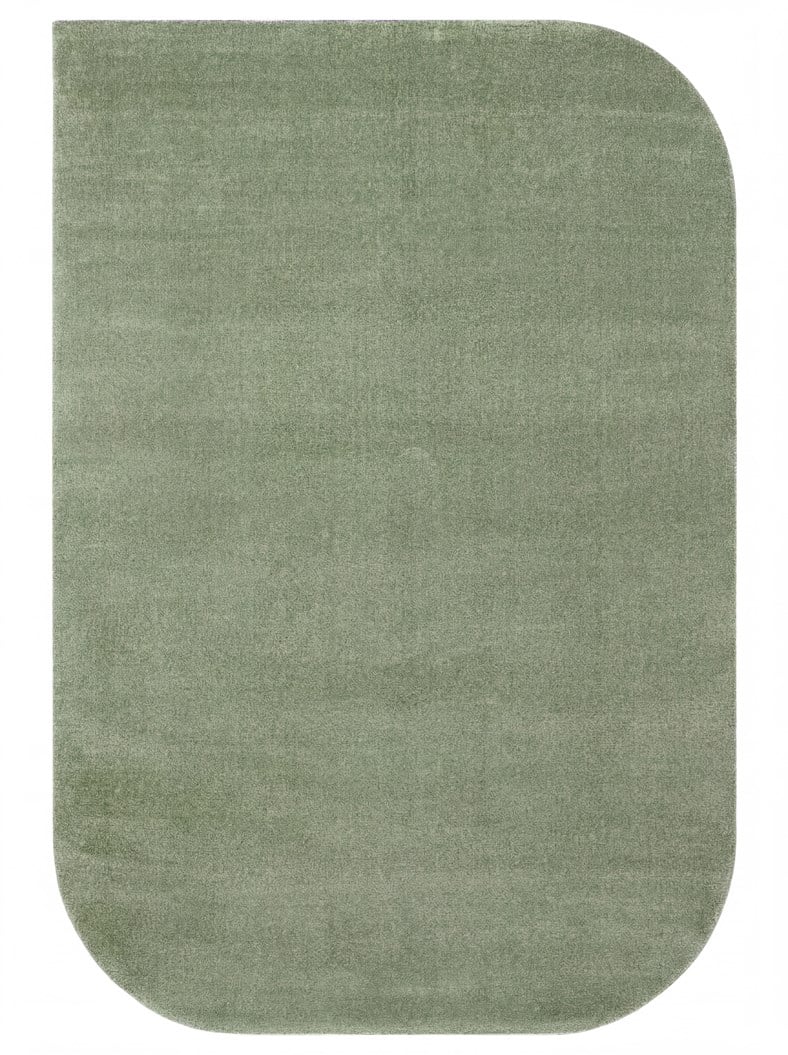 ZEN AMORF 05 GREEN  Hav Toz Vermez Yumuşak Tuşeli Zarif Makine Halısı