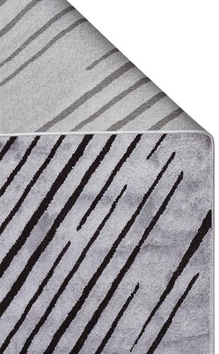 CORDOBA NEW DB 06 ANTRASIT GREY NW  Parlak Yüksek Alçak Dokulu Modern Makine Halısı