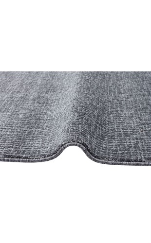 LOTTO LT 01 DARK GREY  Hav Toz vermez Yıkanabilir Modern Sade Desenli Makina Halısı