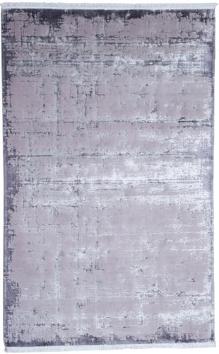 MIRAGE 613 GREY  Eskitme Vintage Desenli El Emeği ile Özel Tezgahlarda Üretilen Yün Viskon Uşak Halısı