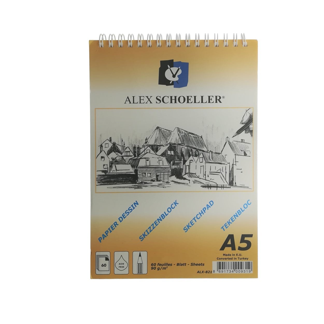 ALEX SCHOELLER ESKİZ BLOK A5 90 GR 60 YAPRAK