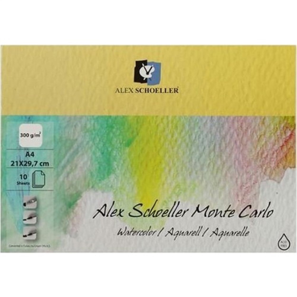ALEX SCHOELLER SULUBOYA DEFTERİ A4 300 GR 10 YAPRAK