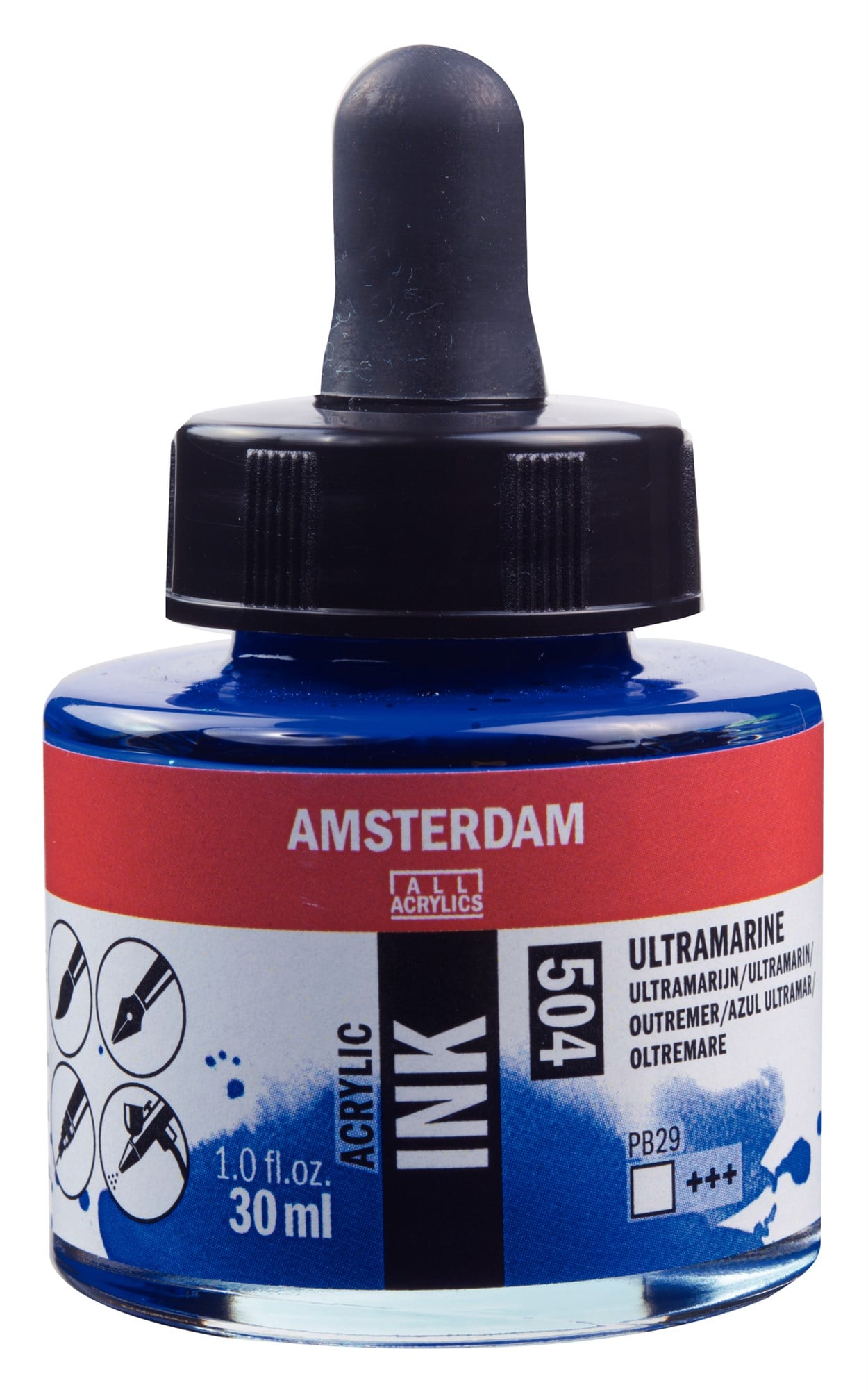 AMSTERDAM AKRİLİK MÜREKKEBİ 30ML ULTRAMARINE