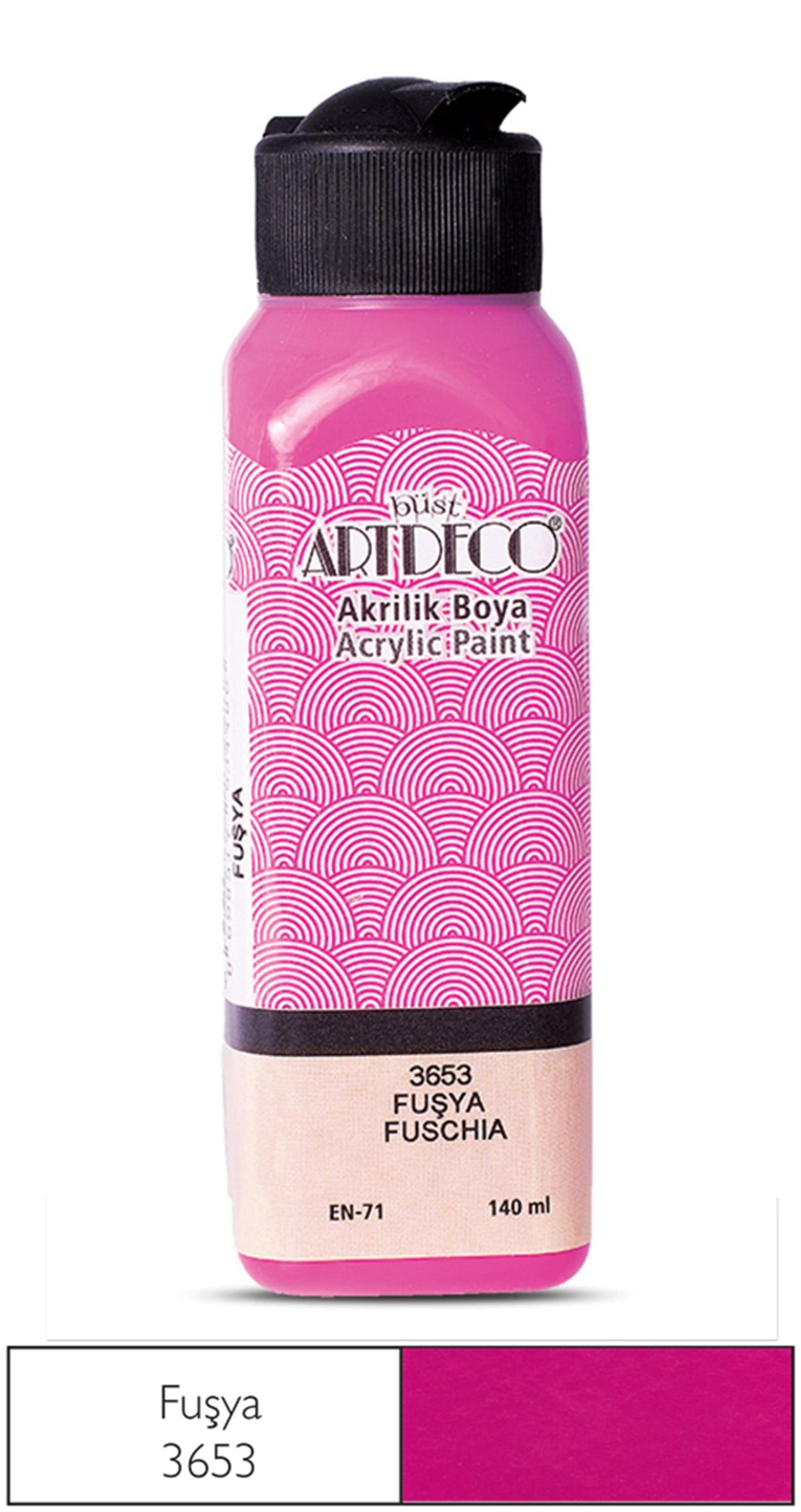 Artdeco Akrilik Boya 140ml Fuşya 3653