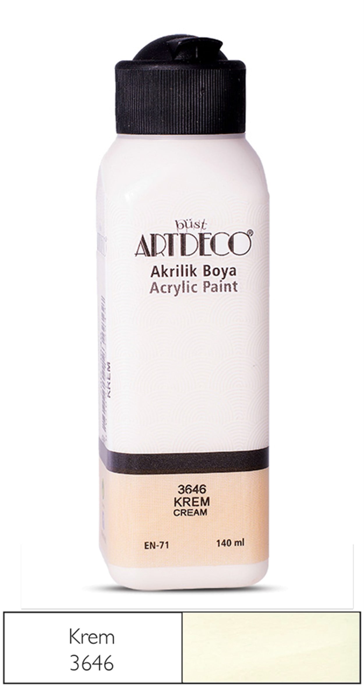 Artdeco Akrilik Boya 140ml Krem 3646