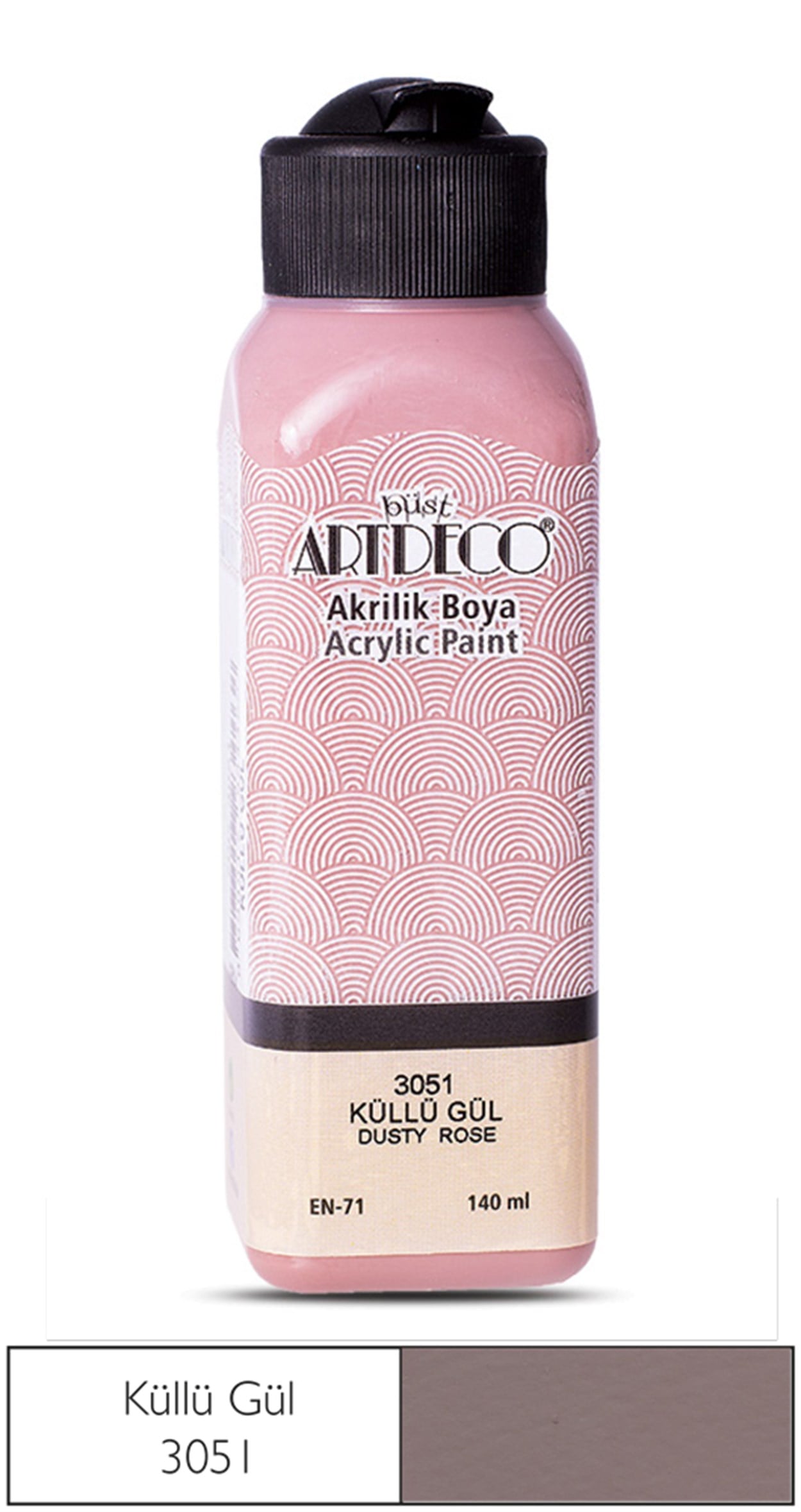 Artdeco Akrilik Boya 140ml Küllü Gül 3051