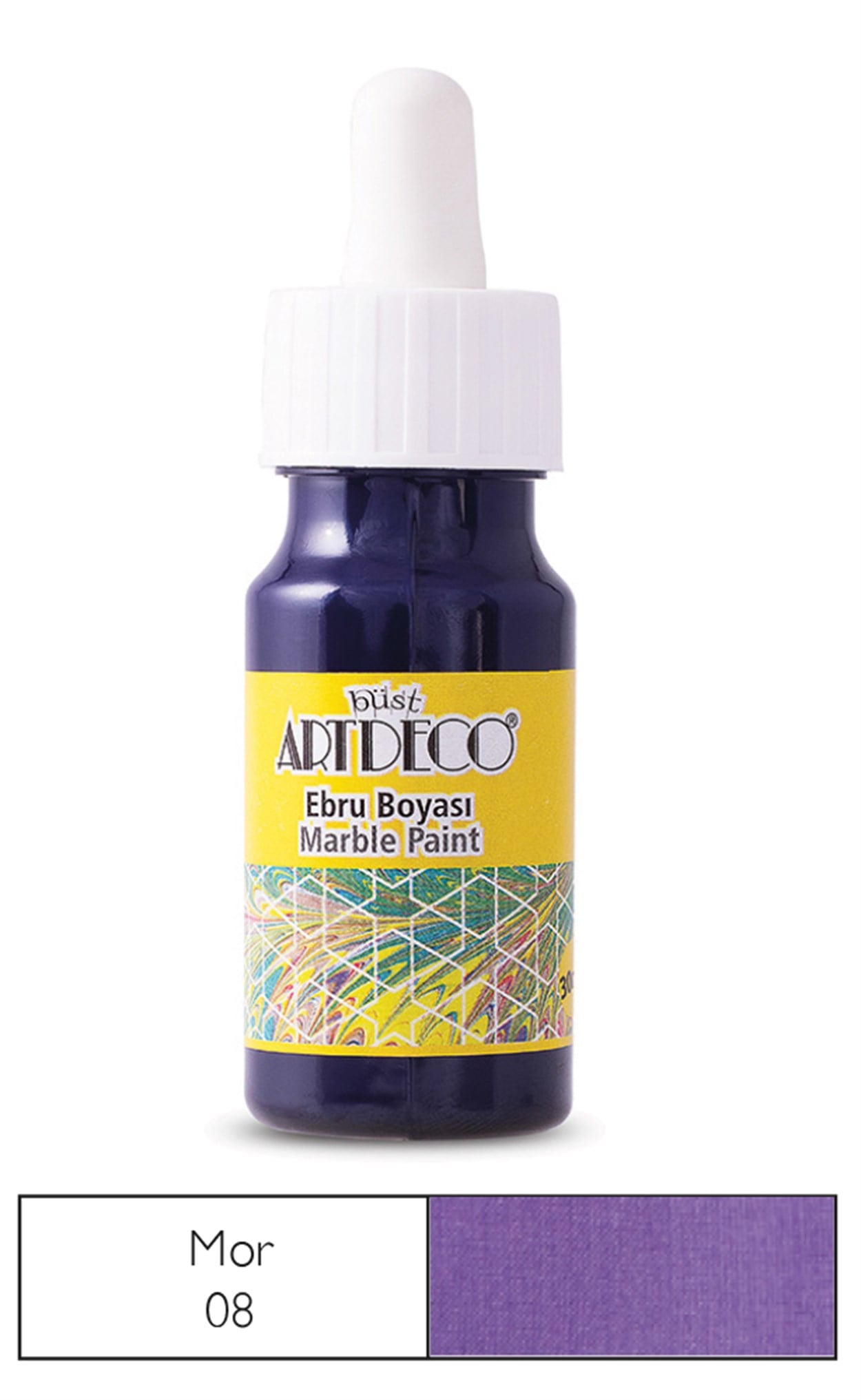 Artdeco Ebru Boyası 30ml Mor 08