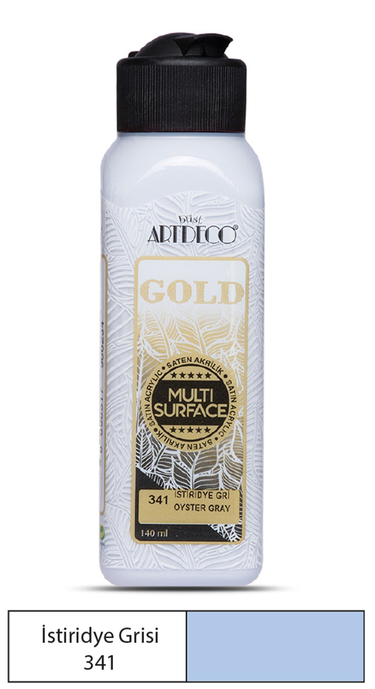 Artdeco Gold Akrilik Boya 140ml İstiridye Gri 341