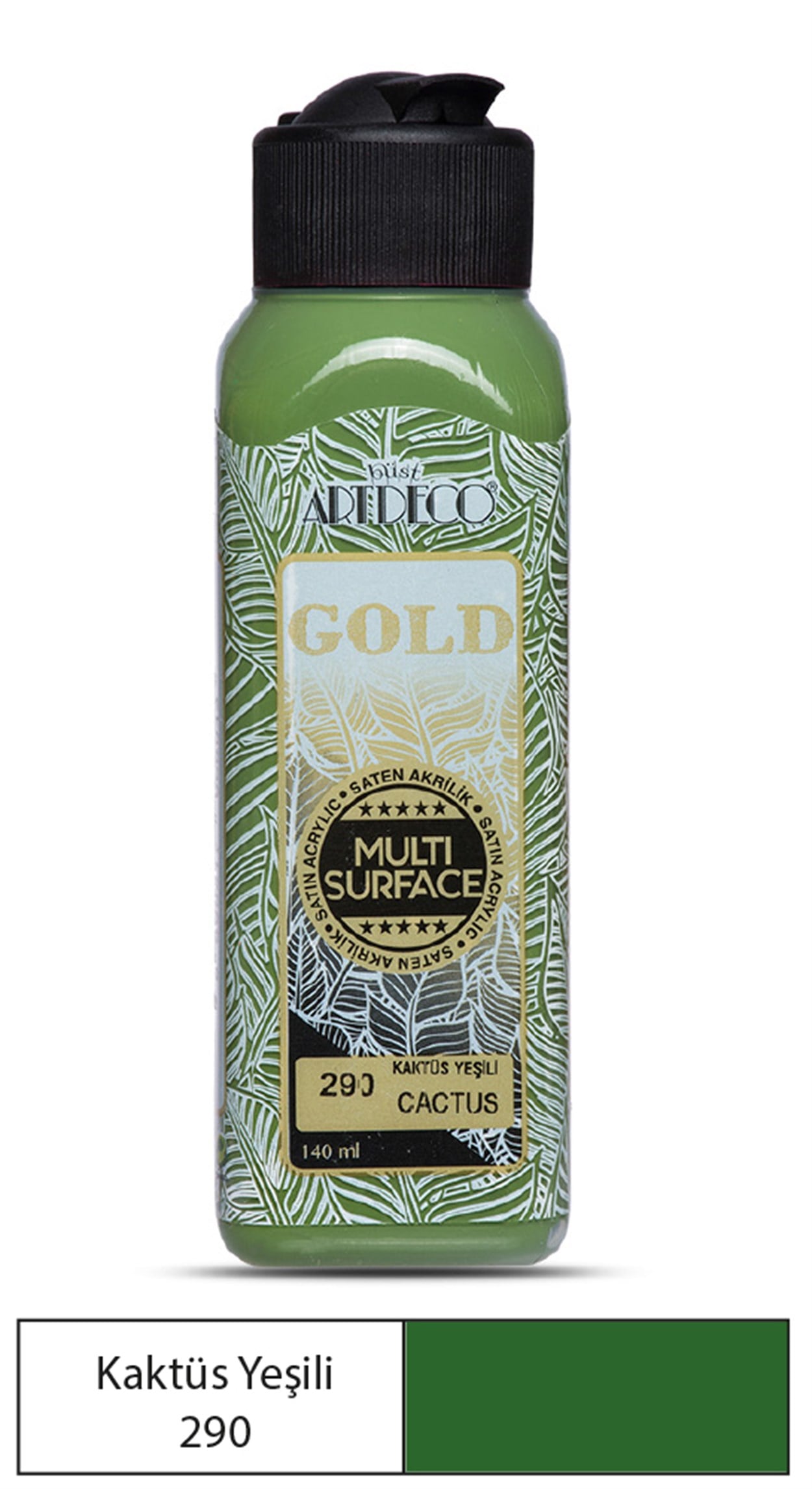 Artdeco Gold Akrilik Boya 140ml Kaktüs Yeşili 290